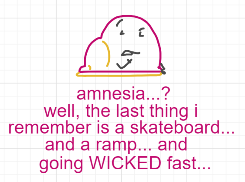 A panel from Running Duos, episode four of the Board Boards object show by Furretwalk/WalkingFurret.